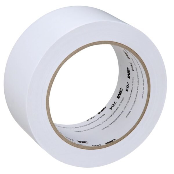 3M Vinyl Tape 764, General Purpose, 2 in x 36 yd, White, 1 Roll, Light Traffic Floor Marking Tape, Social Distancing, Color Coding, Safety, Bundling 3M Vinyl Tape 764, General Purpose, 2 in x 36 yd, White, 1 Roll, Light Traffic Floor Marking Tape, Social Distancing, Color Coding, Safety, Bundling