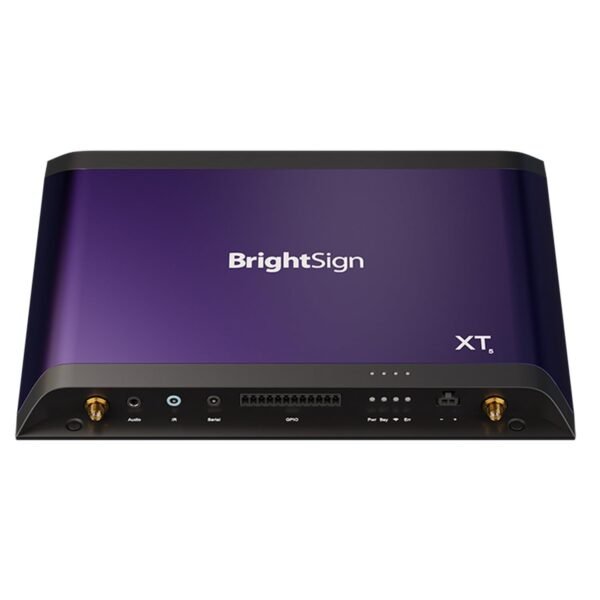 Brightsign XT1145 Powerful Ultra-thin Player Delivering The Video From 1080p To 8k60p & Playing 3d Motion Graphics At High Frame Rates. Expanded I/o Package With Gb Ethernet...