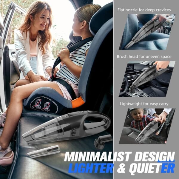 BSRCO Handheld Vacuum Cordless Review Lightweight Powerful Suction with HEPA Filter