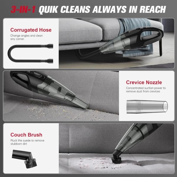 BSRCO Handheld Vacuum Cordless Review Powerful Lightweight Car Home Cleaner