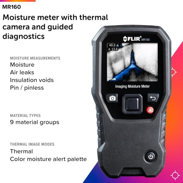Comprehensive Review of FLIR MR160 Moisture Meter with Thermal Imaging Technology Comprehensive Review of FLIR MR160 Moisture Meter with Thermal Imaging Technology