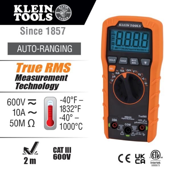 Comprehensive Review of Klein Tools MM420 Digital Multimeter for Accurate Electrical Testing