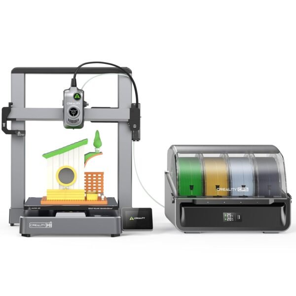 Creality Hi Combo Multicolor 3D Printer with CFS, 500mm/s High Speed Printing,Full-auto Leveling, Automatic Filament Reading, Fully Assemble, Silent Mode 3D Printers... Creality Hi Combo Multicolor 3D Printer with CFS, 500mm/s High Speed Printing,Full-auto Leveling, Automatic Filament Reading, Fully Assemble, Silent Mode 3D Printers...