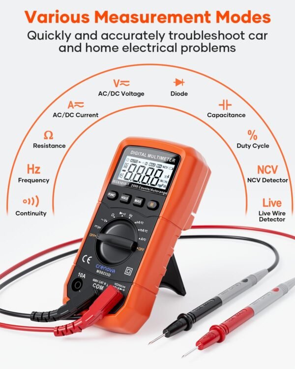 Crenova MS8233D Multimeter Review Best Electrical Tester for Accurate Voltage Current Measurement Crenova MS8233D Multimeter Review Best Electrical Tester for Accurate Voltage Current Measurement