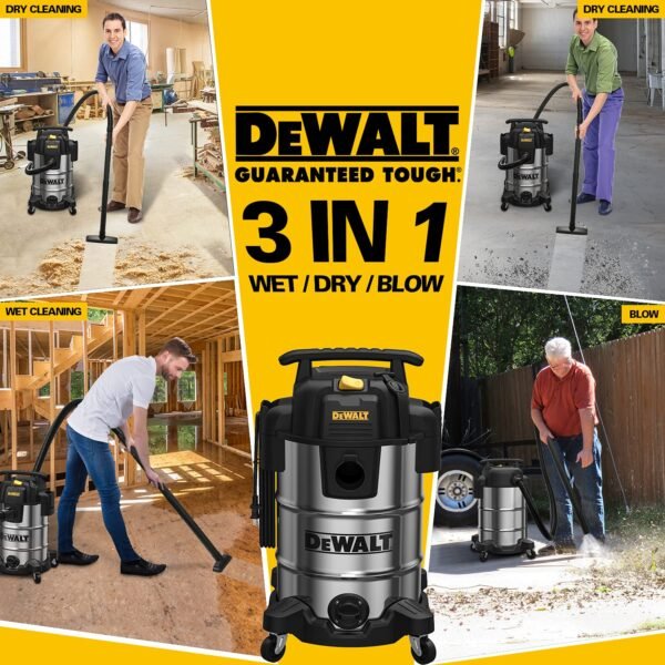 DEWALT Wet Dry Vacuum DXV08S Review Powerful 8 Gallon Shop Vacuum Performance Tested DEWALT Wet Dry Vacuum DXV08S Review Powerful 8 Gallon Shop Vacuum Performance Tested