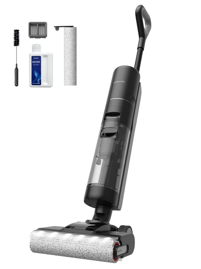 dreame H13 Pro Wet Dry Vacuum Cleaner, Smart Floor Cleaner Vacuum Mop for Hard Floors, 140°F Brush Wash, Hot Air & Dual Rotation Self-Cleaning, GlideWheel™ Power System, Great...