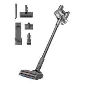 DREAME R20 Cordless Vacuum Cleaner with Dual Brush Head, Smart Stick Vacuum for Home, 190AW Powerful Suction, Up to 90 Mins, Blue Lights, Lightweight for Hard Floor, Carpet, Pet...