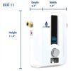 EcoSmart ECO 11 Tankless Water Heater Review Efficient On Demand Hot Water Solution