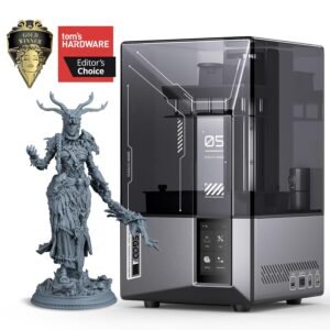 ELEGOO Mars 5 Ultra Resin 3D Printer, 9K 7" Mono LCD, High-Speed Printing 150mm/h, AI Smart Camera, WiFi-Transfer, Auto-Leveling, Printing Size of 6.04 x 3.06 x 6.49 inch
