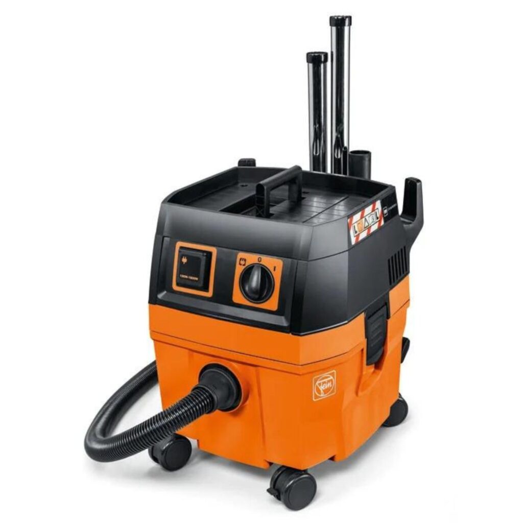 Fein Turbo I HEPA Pro Set Wet/Dry Dust Extractor - 5.8-Gallon Capacity, 151 CFM Suction, Anti-Static System, Quiet 66 dB Operation, Includes HEPA Filter and Accessories -...