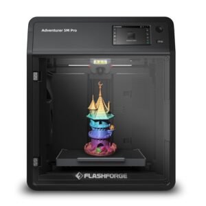 FLASHFORGE Adventurer 5M Pro 3D Printer with 1 Click Auto Printing System, 600mm/s High-Speed, Quick Detachable 280°C Nozzle, Core XY All-Metal Structure, Multi-Functional...