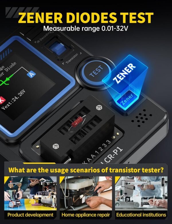 FNIRSI LCR-P1 Transistor Tester Review Comprehensive Insights for Precision Electronic Testing