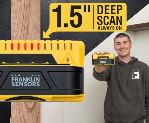 Franklin Sensors ProSensor M150 Stud Finder Review Uncovers Accuracy and Live Wire Detection Benefits