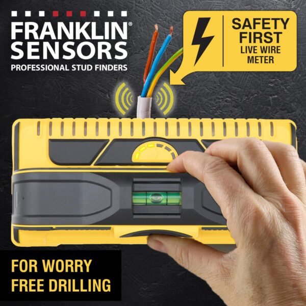 Franklin Sensors ProSensor M210 Stud Finder Review Accurate Deep Scan with Live Wire Detection