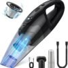 Handheld Vacuum Cordless Rechargeable 3-in-1, USB Charge, Car Vacuum with LED, HEPA Filter, 1.65LBs Lightweight Vacuum Cleaner for Dust, Pet Hair