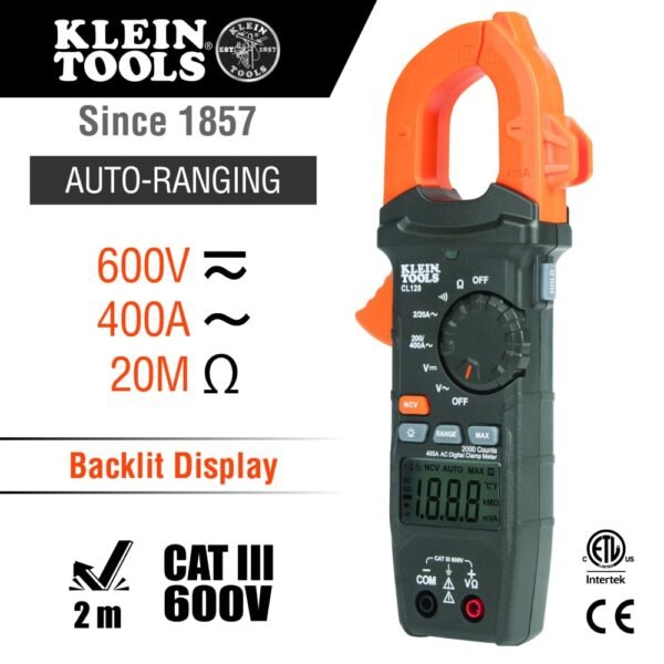 Klein Tools CL120 Clamp Meter Review Accurate Auto-Ranging Electrical Tester Insights