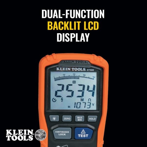 Klein Tools ET600 Multimeter Review Comprehensive Insulation Tester with True RMS Accuracy