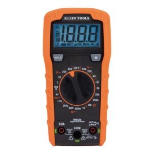 Klein Tools MM325 Multimeter, Digital Manual-Ranging 600V AC/DC Voltage Tester, Tests Batteries, Current, Resistance, Diodes, and Continuity Klein Tools MM325 Multimeter, Digital Manual-Ranging 600V AC/DC Voltage Tester, Tests Batteries, Current, Resistance, Diodes, and Continuity