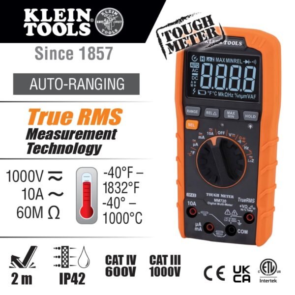 Klein Tools MM720 Digital Multimeter Review Accurate Versatile Auto-Ranging Tester Insights Klein Tools MM720 Digital Multimeter Review Accurate Versatile Auto-Ranging Tester Insights