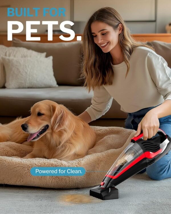 Powools Cordless Vacuum Cleaner Review Best Handheld Vacuum for Pet Hair Removal