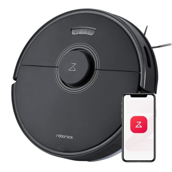 roborock Q7 Max Robot Vacuum and Mop, 30-Level Adjustable Water Flow, 4200Pa Suction, PreciSense LiDAR Navigation, No-Go Zone, No-Mop Zone, 3D Mapping, App & Voice Control,...