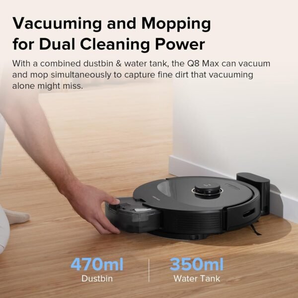 Roborock Q8 Max robotic vacuum review revealing powerful suction and smart navigation features Roborock Q8 Max robotic vacuum review revealing powerful suction and smart navigation features