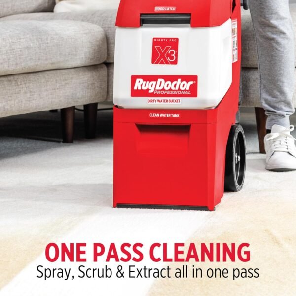Rug Doctor Mighty Pro X3 Commercial Carpet Cleaner Review Powerful Deep Pet Stain Removal
