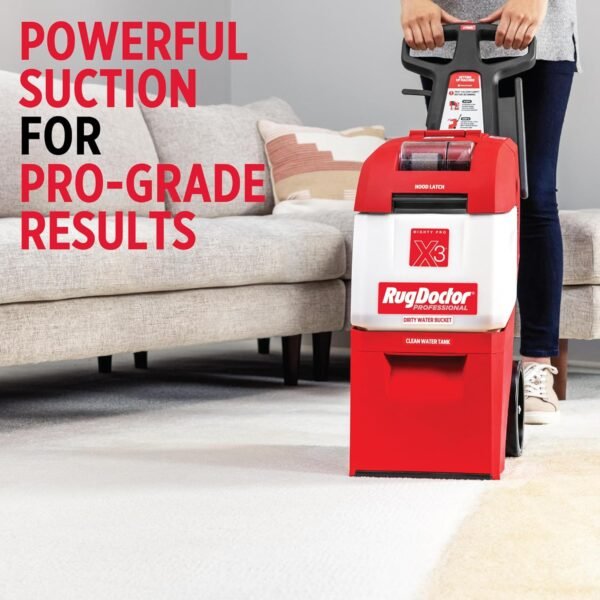 Rug Doctor Mighty Pro X3 Commercial Carpet Cleaner Review Powerful Deep Pet Stain Removal