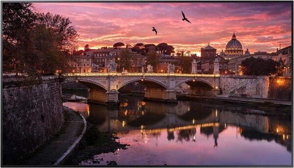 Samsung Business QB55R 55 inch 4K UHD LED Commercial Signage Display for Business with HDMI, Wi-Fi, 350 nit (LH55QBREBGCXZA)