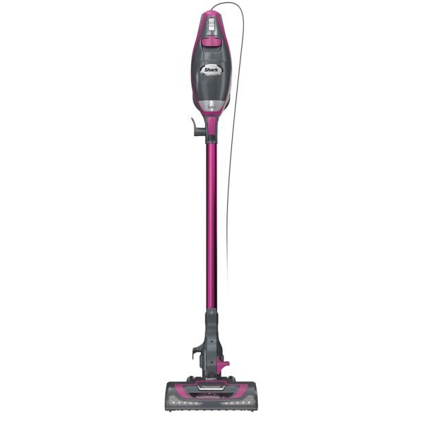 Shark HV371 Rocket Pro DLX Corded Stick, Removable Hand Vacuum, Advanced Swivel Steering, XL Cup, Crevice Tool, Upholstery Tool & Anti-Allergen Dust Brush (Fuchsia) (Renewed)