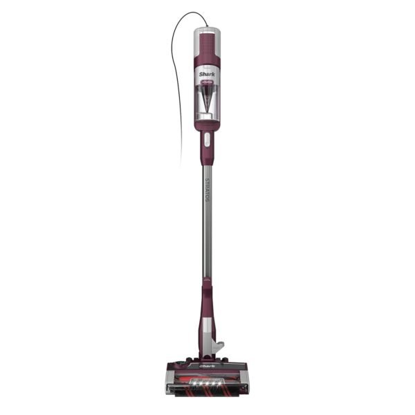 Shark HZ3000 Stratos Ultralight Corded Stick Vacuum with DuoClean PowerFins HairPro, Self-Cleaning Brushroll, & Odor Neutralizer Technology, Red Plum (Renewed) Shark HZ3000 Stratos Ultralight Corded Stick Vacuum with DuoClean PowerFins HairPro, Self-Cleaning Brushroll, & Odor Neutralizer Technology, Red Plum (Renewed)