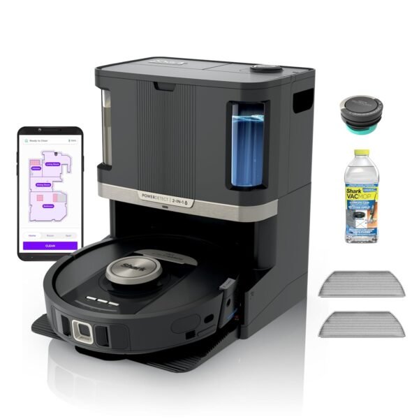Shark Robot Vacuum & Mop Combo, PowerDetect NeverTouch Pro, Self-Emptying, Self-Refill with Self-Clean Pad Wash & Dry, 60-Day Debris Capacity, 30-Day Refill Tank, 5 PowerDetect... Shark Robot Vacuum & Mop Combo, PowerDetect NeverTouch Pro, Self-Emptying, Self-Refill with Self-Clean Pad Wash & Dry, 60-Day Debris Capacity, 30-Day Refill Tank, 5 PowerDetect...