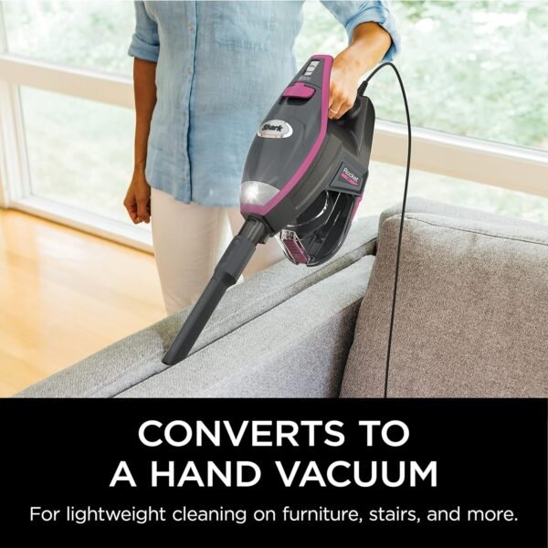 Shark Rocket Pro DLX Corded Stick Vacuum Review Deep Carpet Cleaning and Pet Hair Pickup