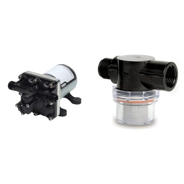SHURFLO 4008-101-E65 Water Pump and Strainer Review Powerful Reliable Above Ground Pump