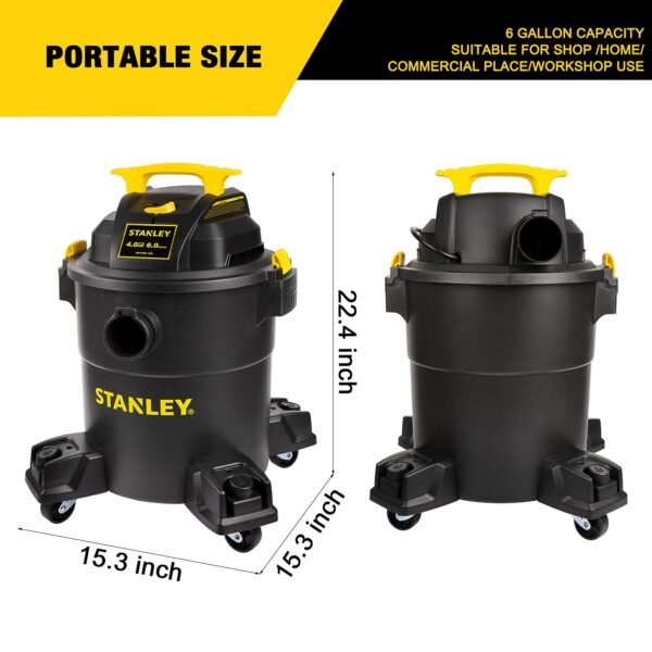 Stanley Wet Dry Vacuum SL18116P Review Powerful 4HP Motor and Large Capacity