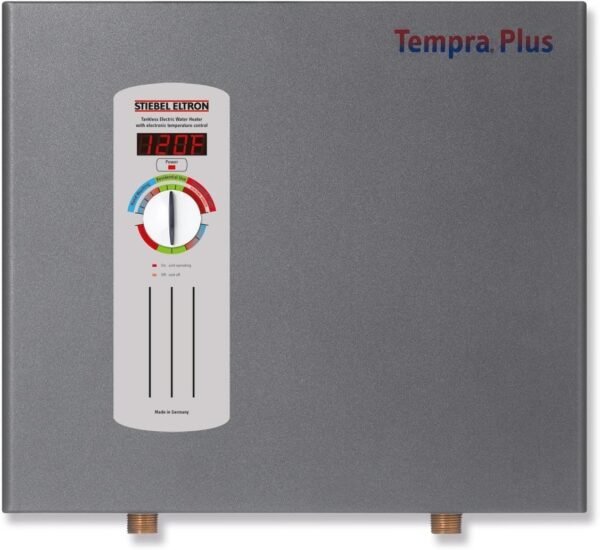 Stiebel Eltron Tempra Plus 29 kW, tankless electric water heater with Self-Modulating Power Technology & Advanced Flow Control â„¢