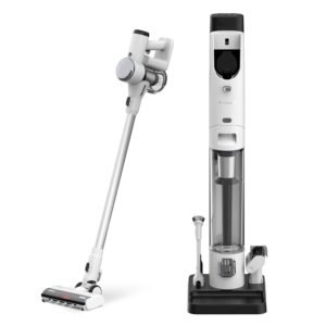 Tineco Pure ONE Station Cordless Vacuum Cleaner with 3L Auto Dust Base, Smart Stick Vacuum Cleaner Powerful Suction & Lightweight, ZeroTangle Brush for Hard Floor, Carpet & Pet...