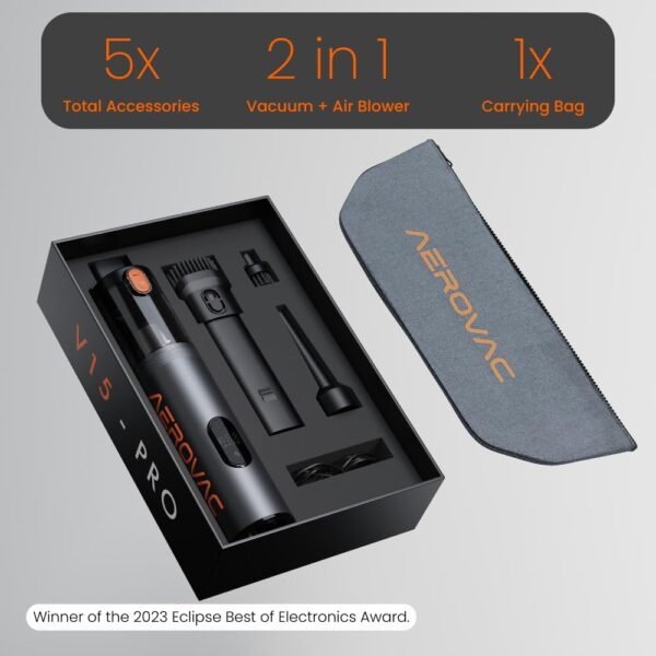 V-15 Pro Cordless Handheld Vacuum by AEROVAC review reveals powerful portable cleaning