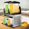 VEVOR Commercial Slushy Machine Review Large Capacity Double Tank Frozen Drink Maker