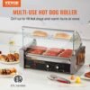 VEVOR Hot Dog Roller Review 2024 Best 7 Roller Stainless Steel Cooker