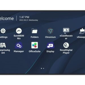 ViewSonic CDE9830 98" 4K UHD Wireless Presentation Display 24/7 Commercial Display with Portrait Landscape, USB C, Wifi/BT Slot, RJ45 and RS232